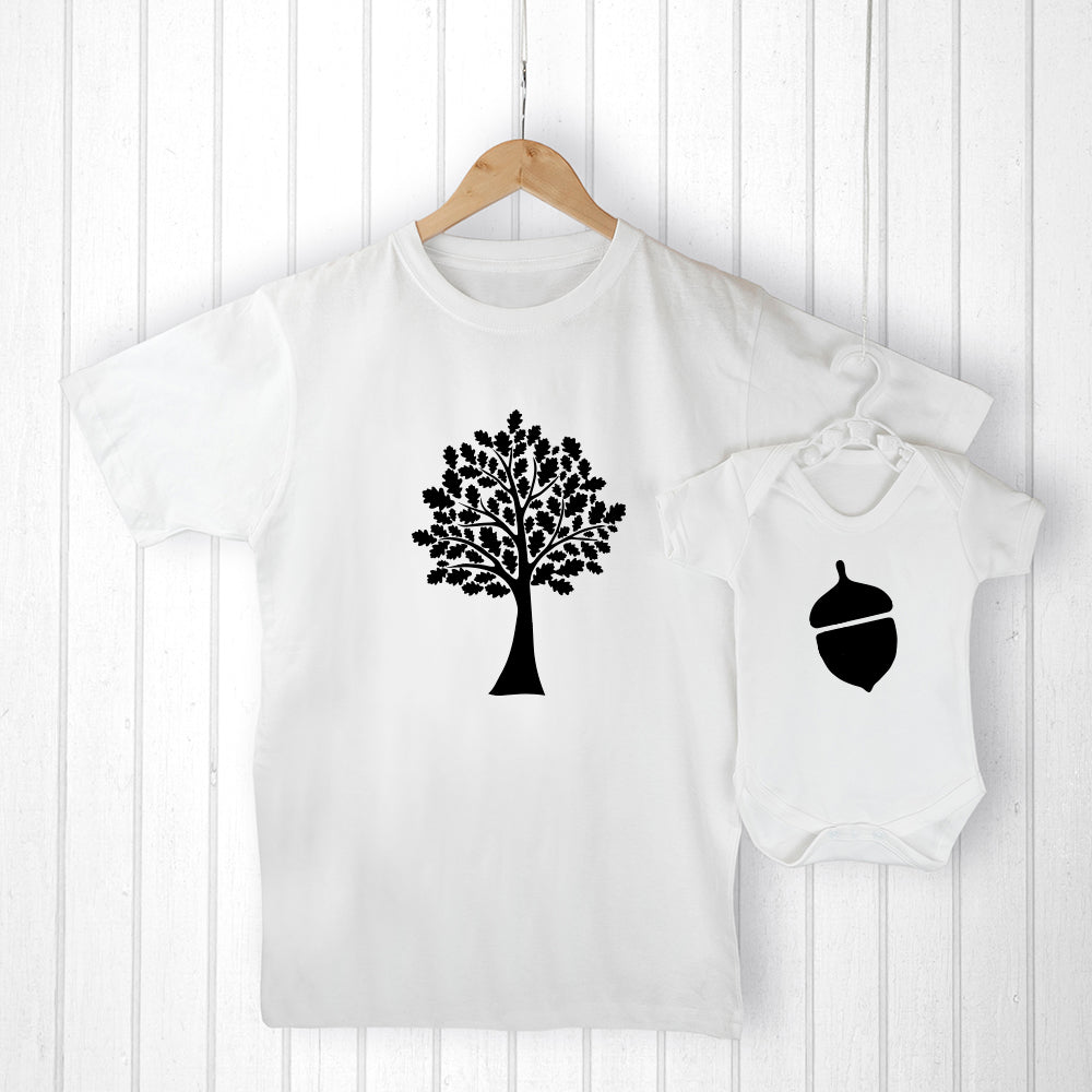 Personalised Personalised Daddy and Me Acorn Set