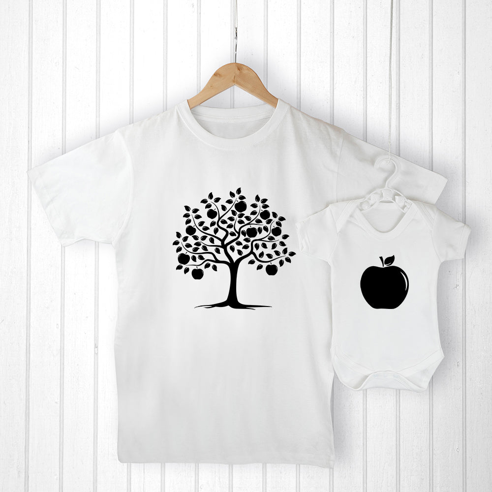 Personalised Personalised Daddy and Me Apple Set