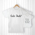 Personalised Personalised Daddy and Me Cuties Set