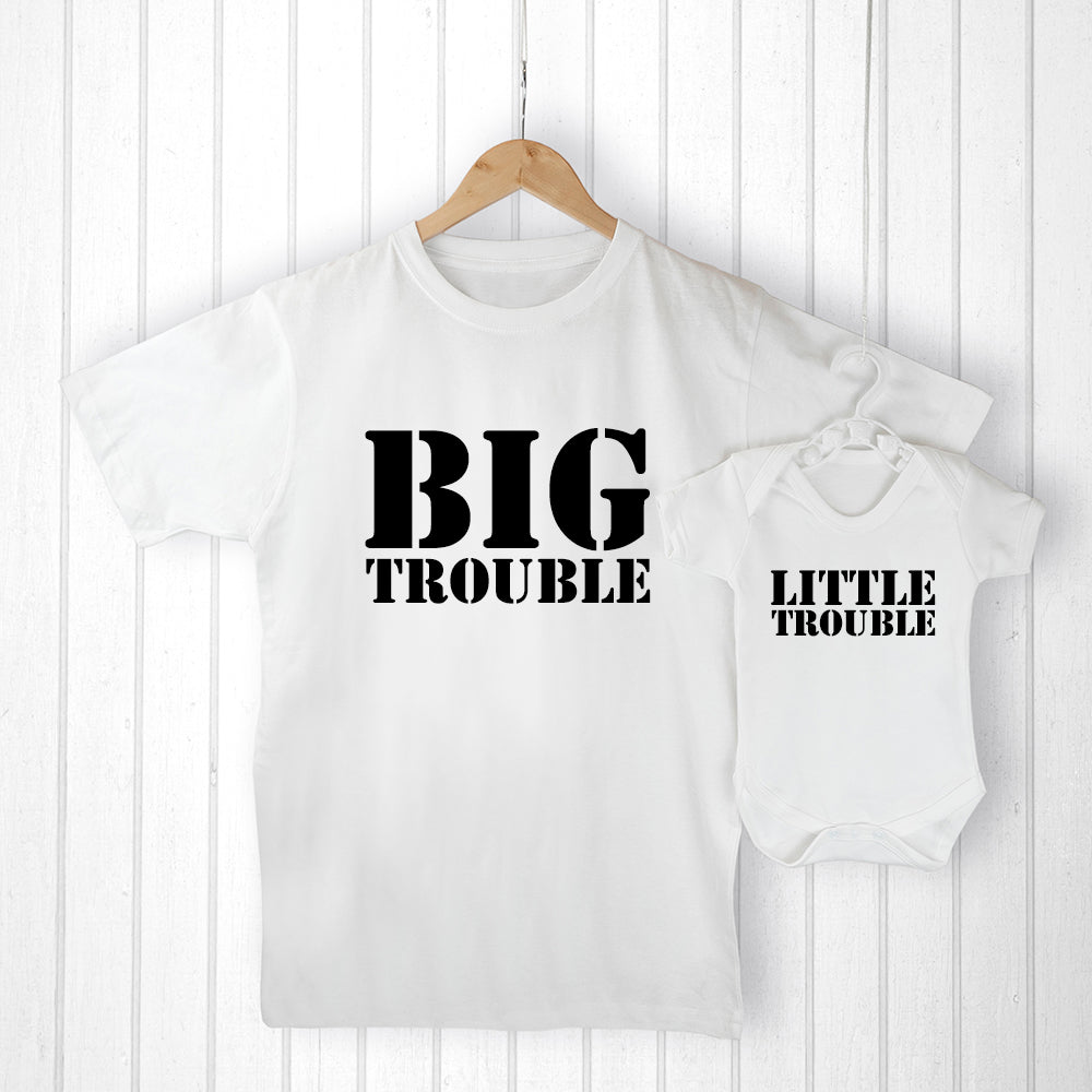 Personalised Personalised Daddy and Me Here Comes Trouble Set