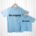 Personalised Personalised Daddy and Me Original Blue T-Shirts