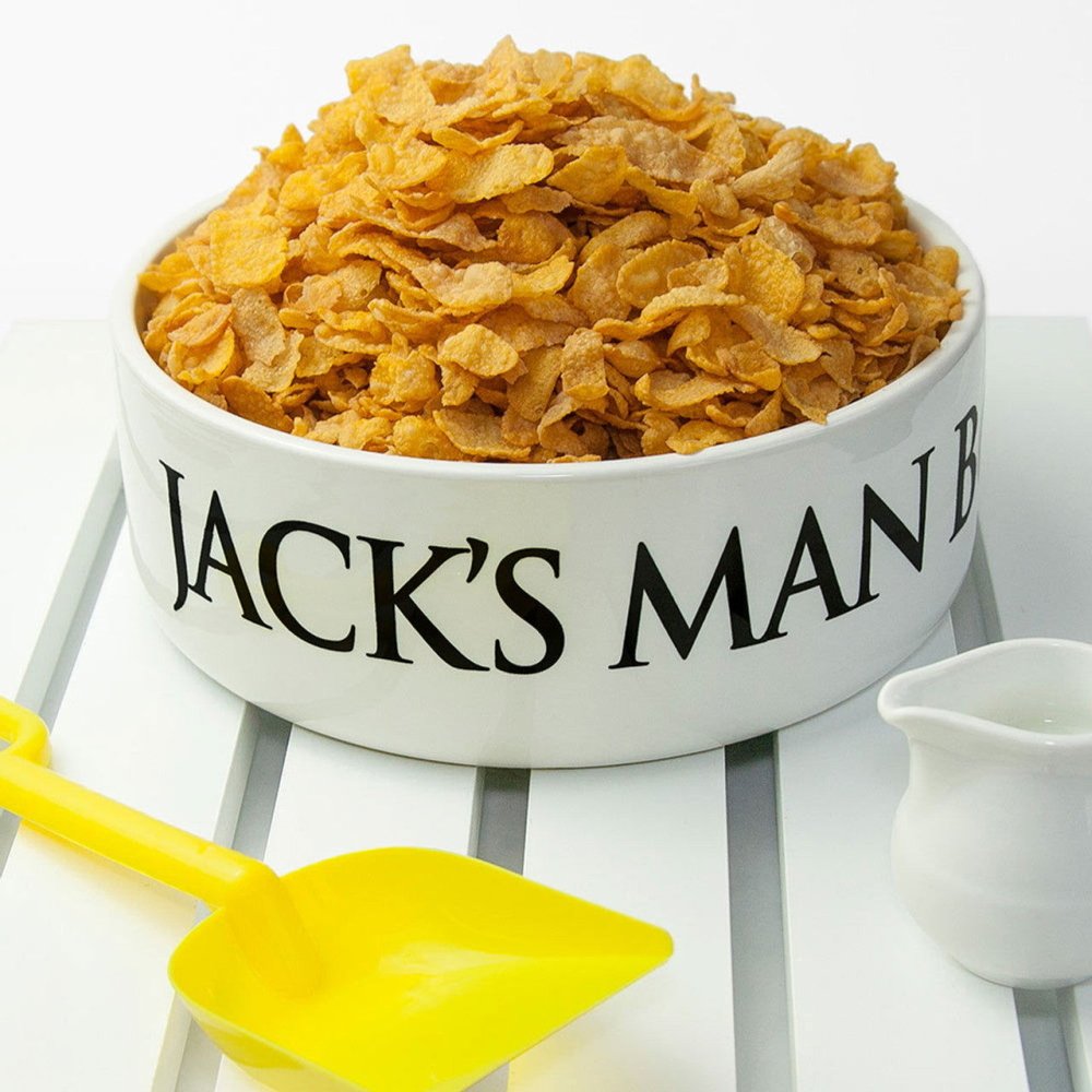 Personalised Dad's Super Large Men's Ceramic Snack Cereal Bowl