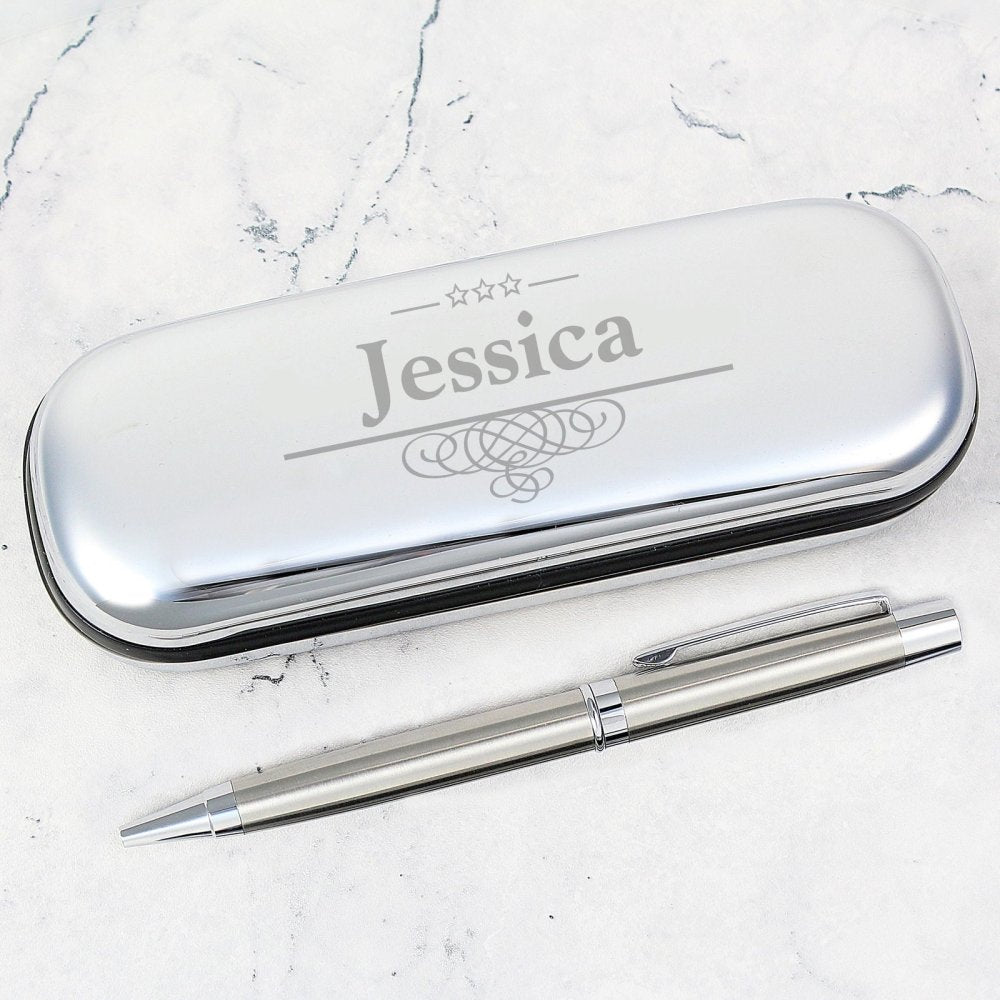 Personalised Decorative Pen And Box Set