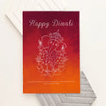 Personalised Personalised Diwali Colourful Ganesh Framed Print