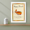 Personalised Personalised Diwali Colourful Light Framed Print