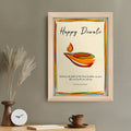 Personalised Personalised Diwali Colourful Light Framed Print