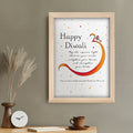 Personalised Personalised Diwali Colourful Om Symbol Framed Print