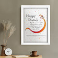 Personalised Personalised Diwali Colourful Om Symbol Framed Print