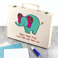 Personalised Diwali Elephant Kid's Colouring In Set