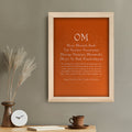 Personalised Personalised Diwali Gayatri Mantra Framed Print