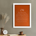 Personalised Personalised Diwali Gayatri Mantra Framed Print