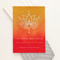 Personalised Personalised Diwali Lotus Framed Print