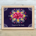 Personalised Personalised Diwali Rangoli Framed Print