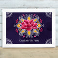 Personalised Personalised Diwali Rangoli Framed Print