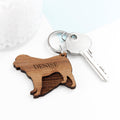 Personalised Personalised Dog Breed Wooden Keyring