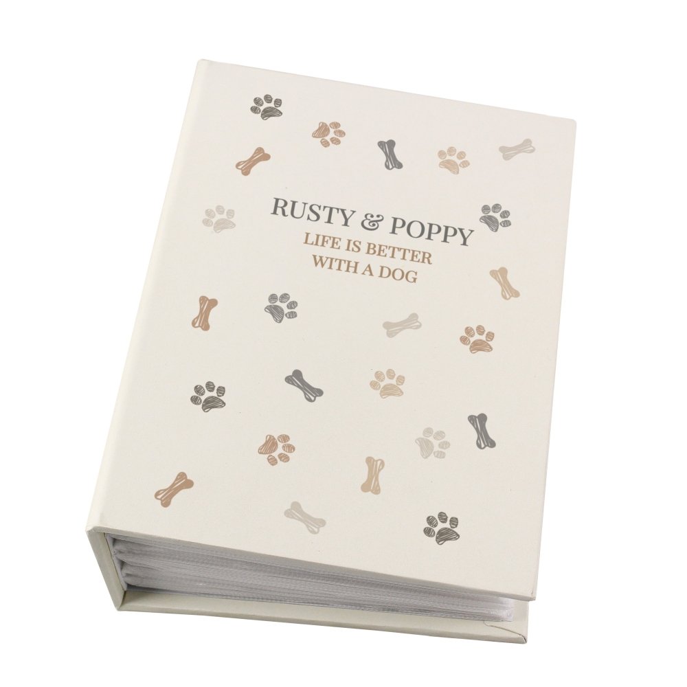 Personalised Dogs 6x4 Inch Photo Album With Sleeves