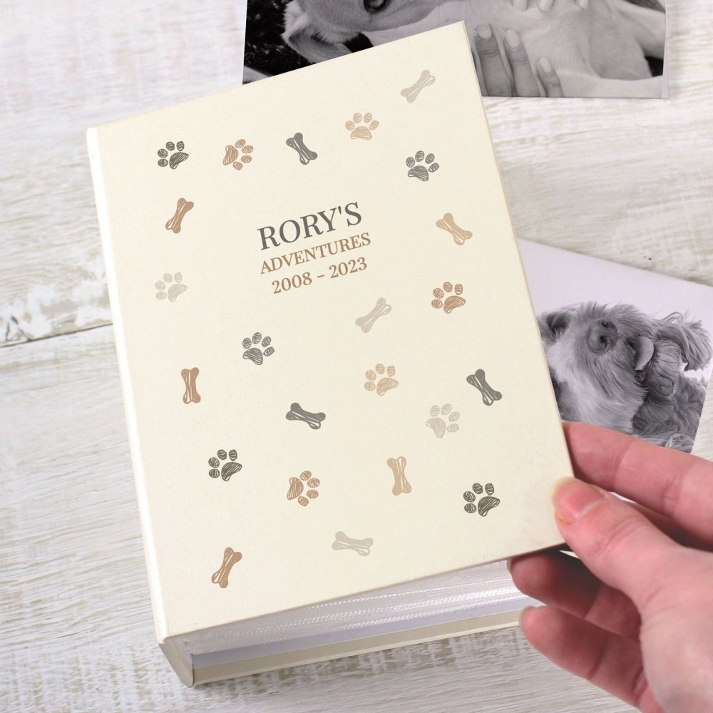 Personalised Dogs 6x4 Inch Photo Album With Sleeves
