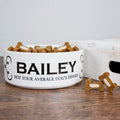 Personalised Personalised Dogs Dinner Dog Food Bowl