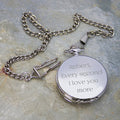 Personalised Dual-Side Pocket Watch