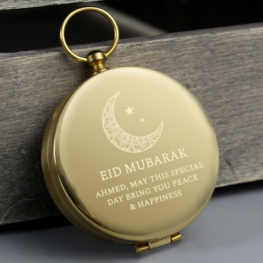 Personalised Eid And Ramadan Keepsake Compass