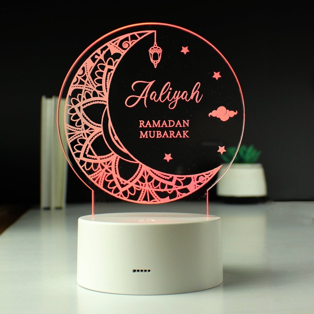 Personalised Eid And Ramadan LED Light