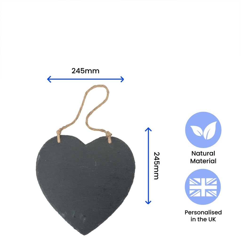 Personalised engraved Memo Board - Heartstring Border