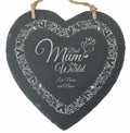 Personalised engraved Mothers Day, Best Mum, Memo Board - Heart-filled Border
