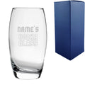 Personalised Engraved Vodka Tondo Hiball with 'Name's Vodka Glass' Design