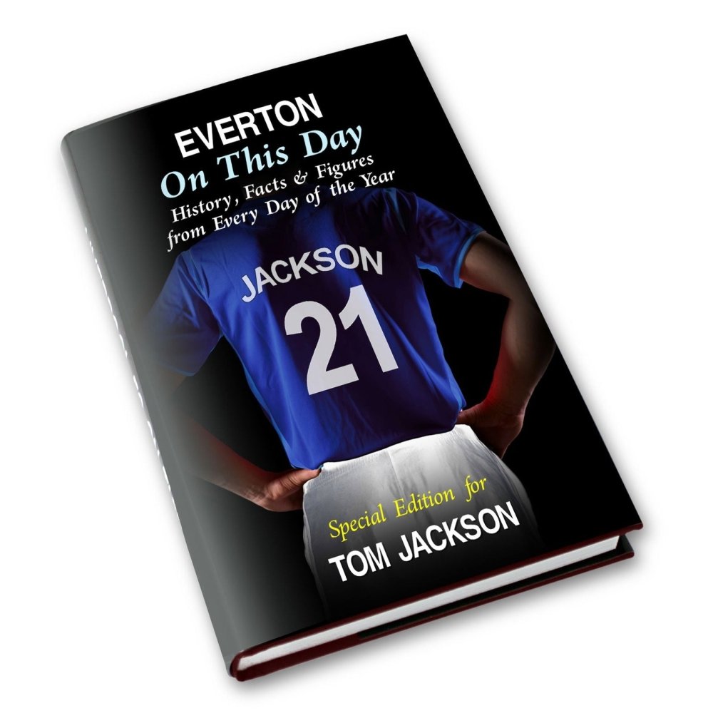 Personalised Everton On This Day Book