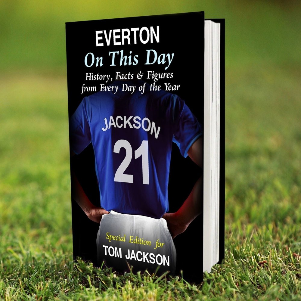 Personalised Everton On This Day Book