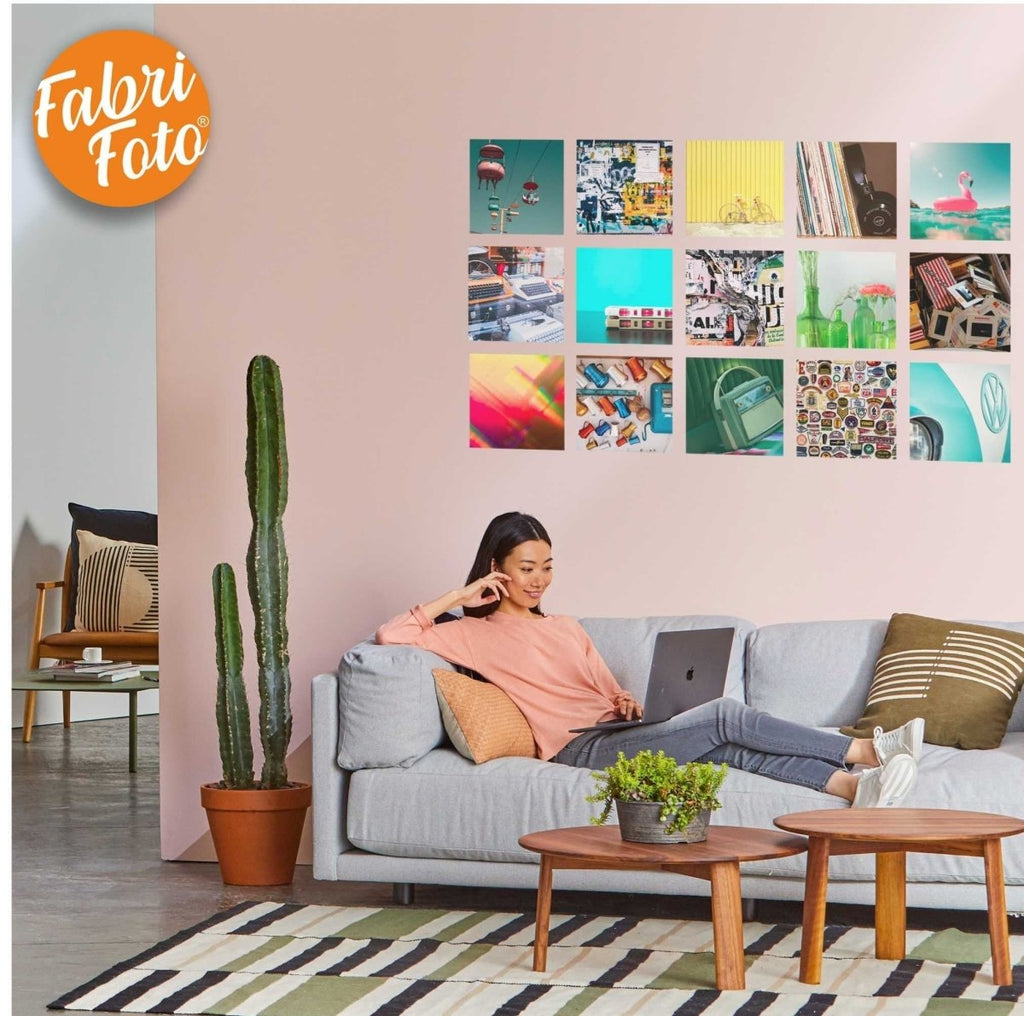 Personalised Fabrifoto Photo Wall Stickers - Repositionable