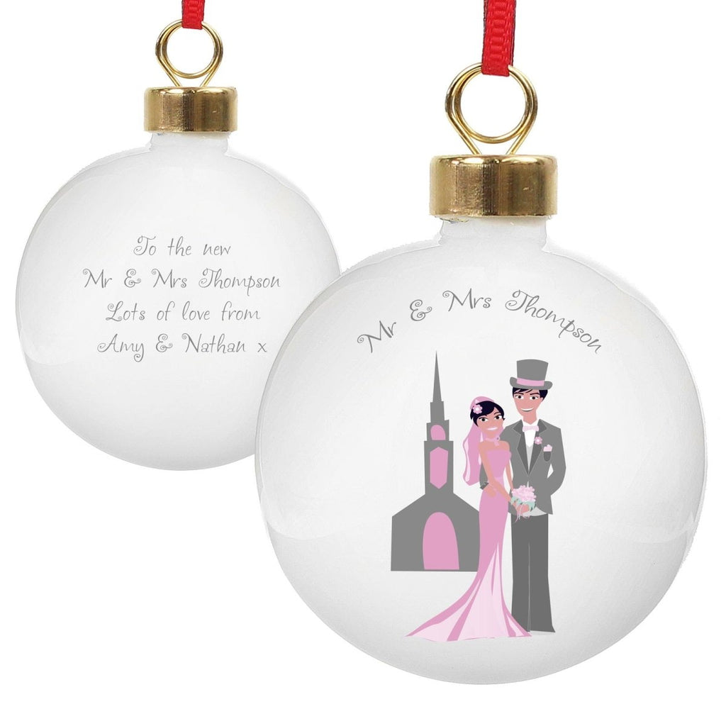 Personalised Fabulous Couple Bauble