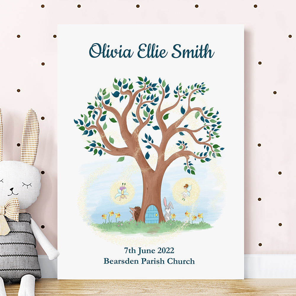 Personalised Personalised Fairy Tree Framed Print