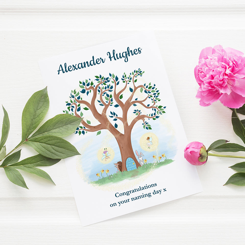 Personalised Personalised Fairy Tree Framed Print