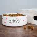 Personalised Personalised Female Fishy Cat Bowl