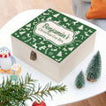 Personalised Festive Pattern Christmas Eve Box