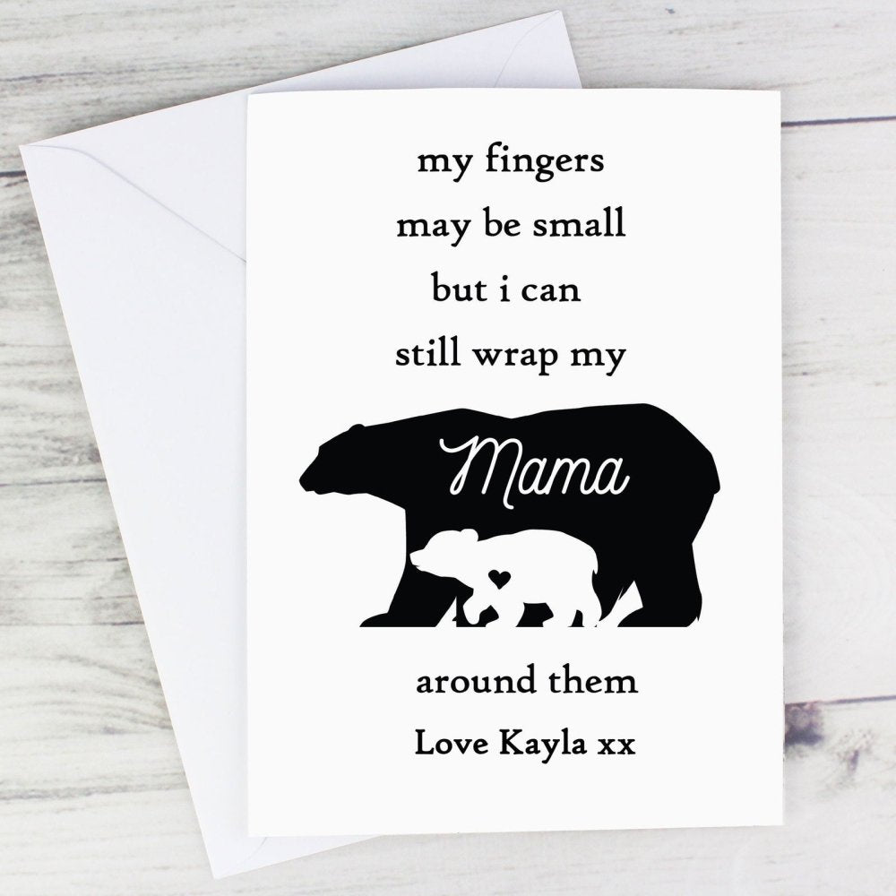 Personalised Fingers May Be Small Card