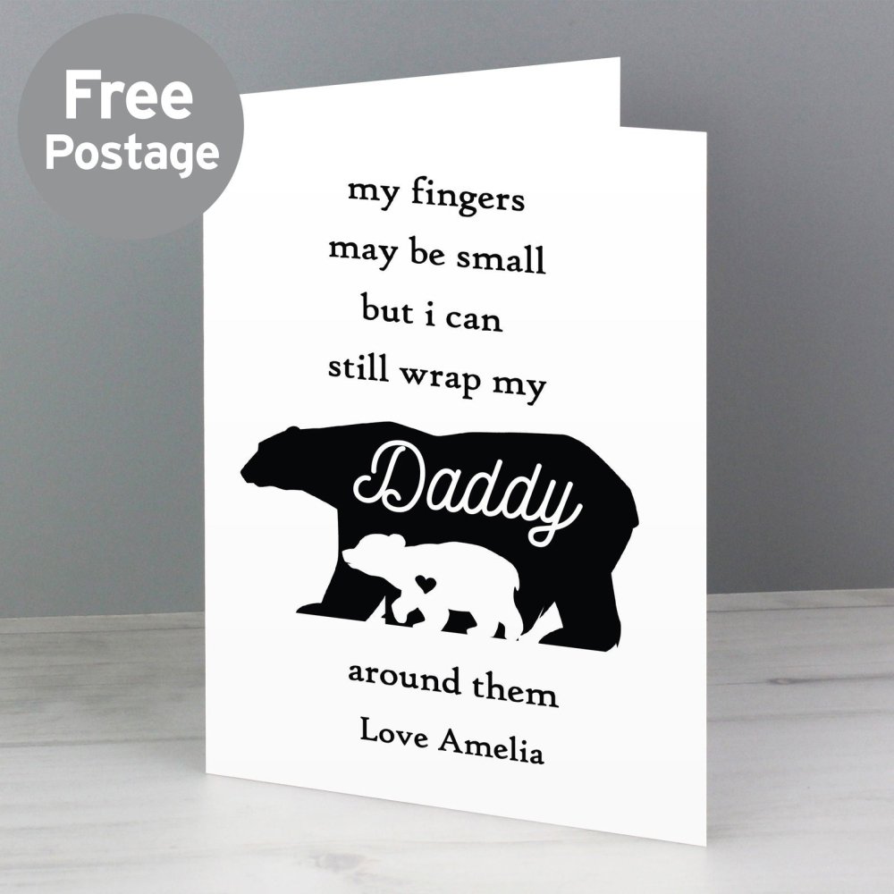Personalised Fingers May Be Small Card