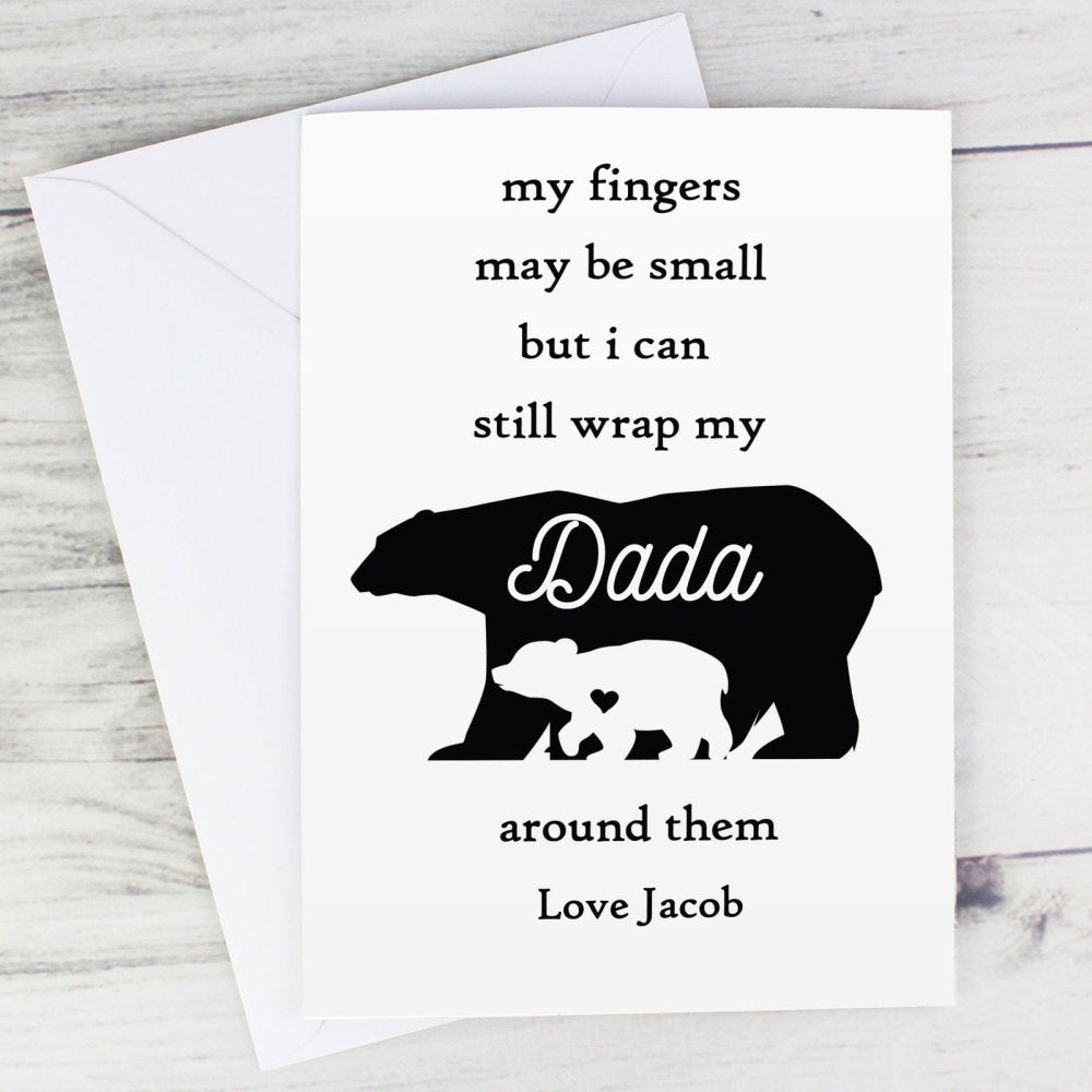 Personalised Fingers May Be Small Card