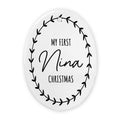 Personalised Personalised First Christmas Wreath Decoration
