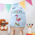 Personalised Personalised Flamingo Nursery Bag