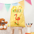 Personalised Personalised Flamingo Nursery Bag