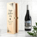 Personalised Floral Mother's Day Wine Box