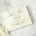 Personalised Floral Watercolour Hardback Guest Book & Pen