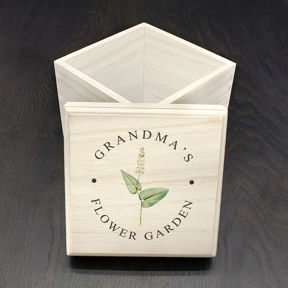 Personalised Personalised Flower Garden Seeds Box