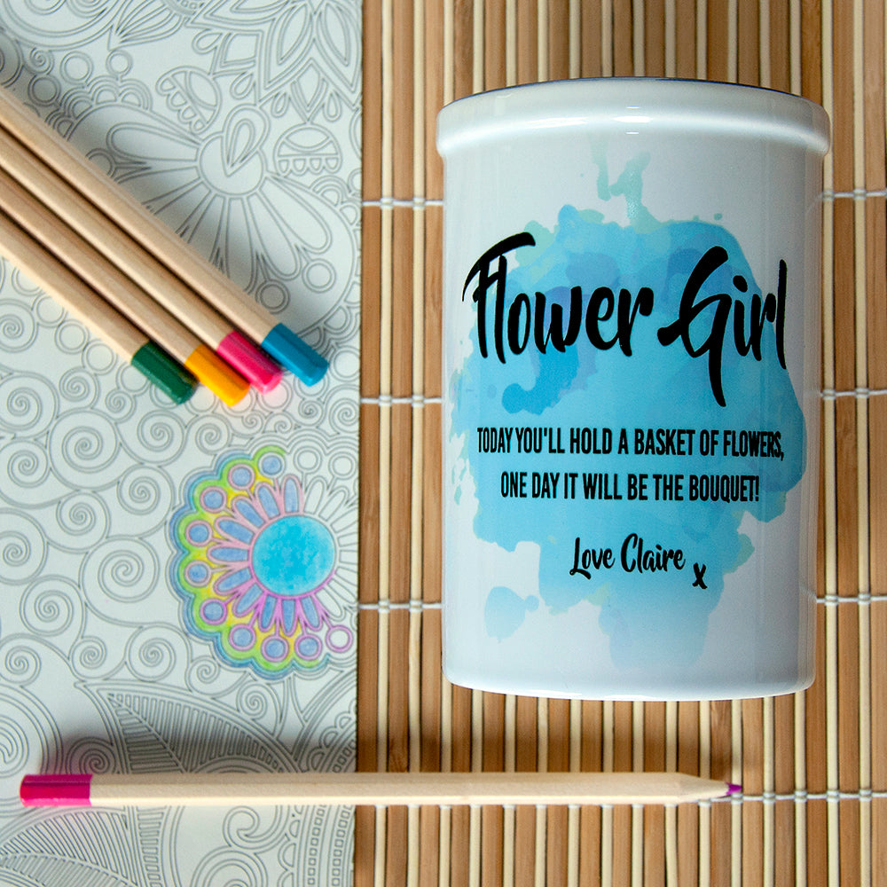 Personalised Personalised Flower Girl Vase