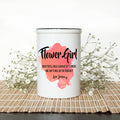 Personalised Personalised Flower Girl Vase
