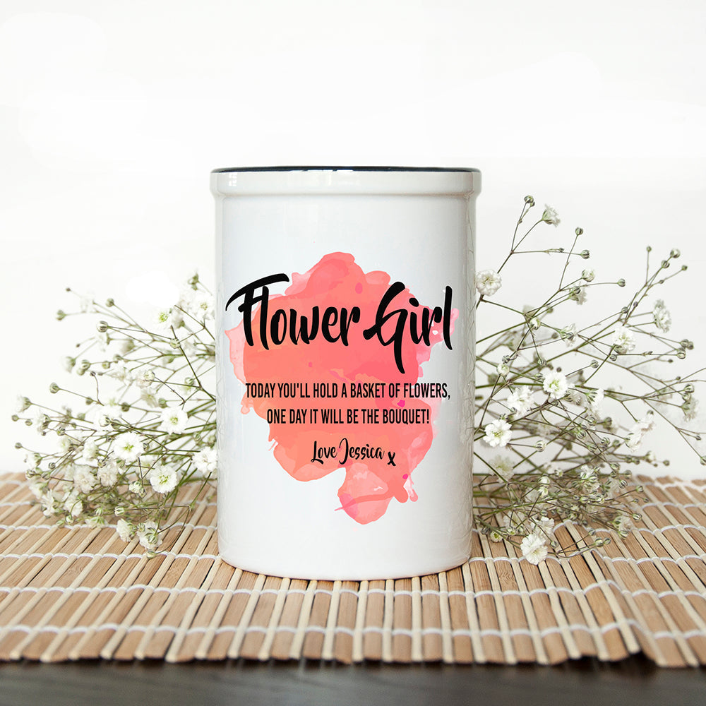 Personalised Personalised Flower Girl Vase