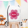 Personalised Personalised Flower Waterproof Swim Bag