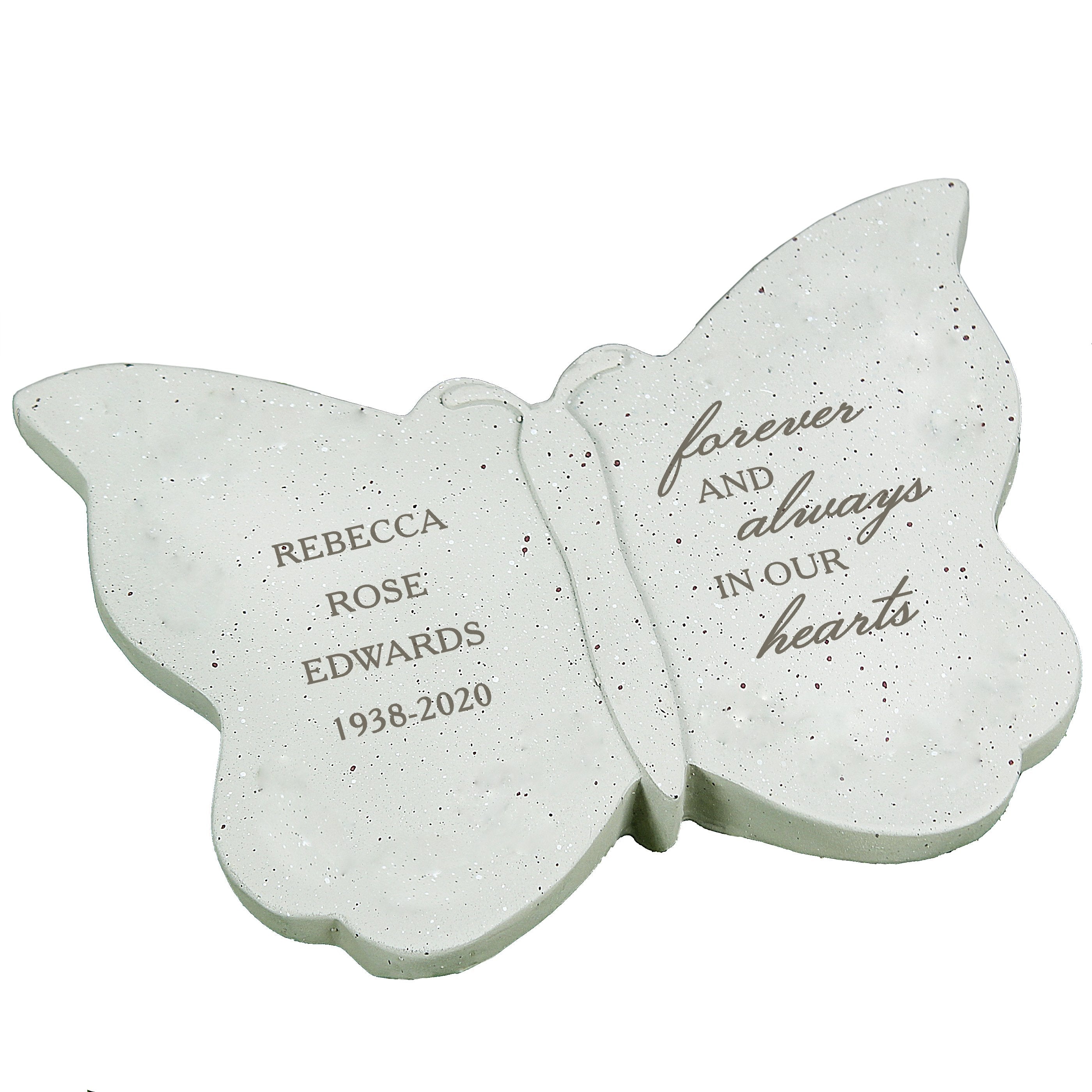 Personalised Forever And Always Memorial Butterfly
